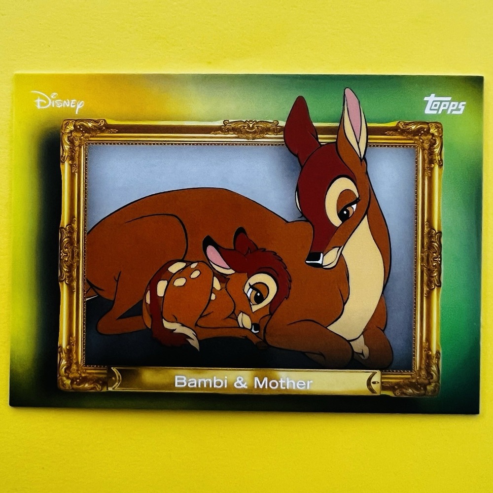 2026 Topps Disney NEON Bambi & Mother FF-16 Family First Insert